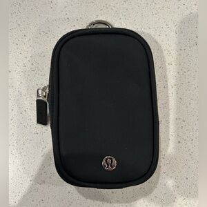 Lululemon Black Clippable Nano Pouch